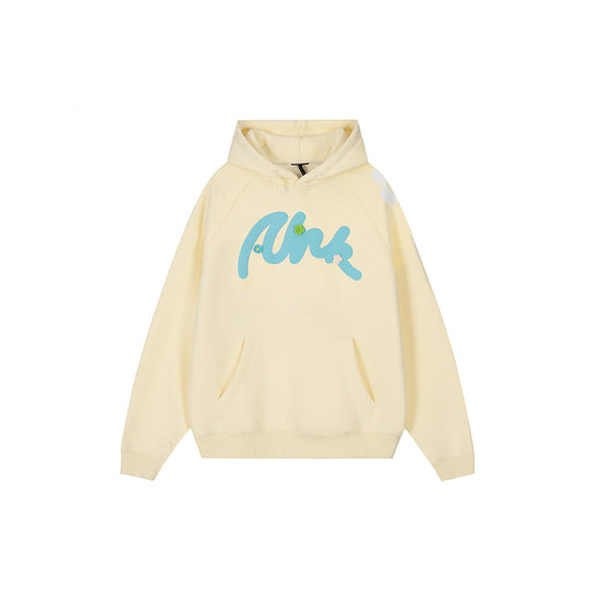 Puff print hoodies | Achock Foam Printed Embroidered Flower Hoodie | Face 3 Face