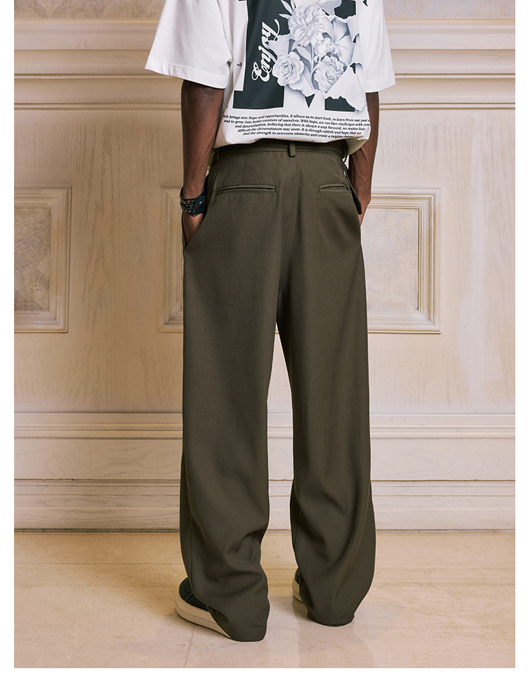 MEDM M-Shaped Belt Loop Suit Pants | Face 3 Face