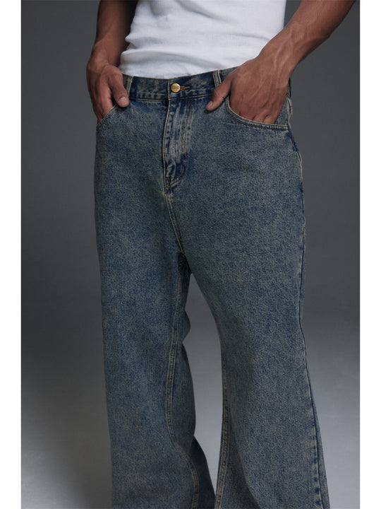NOVACAM Frosted-Wash Flared Jeans | Face 3 Face