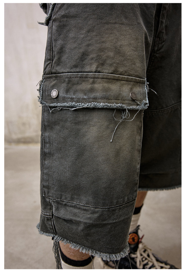 Remedy Washed Work Pocket Shorts | Face 3 Face