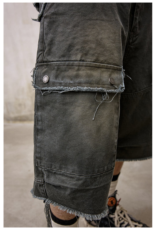 Remedy Washed Work Pocket Shorts | Face 3 Face