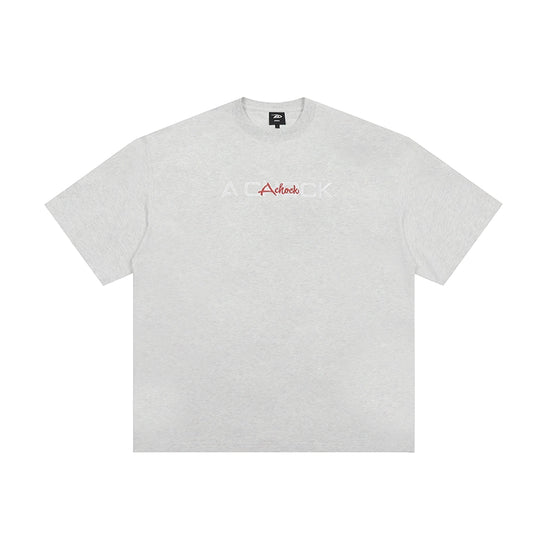 Graphic Tee | Achock Flower Logo Embroidery Tee | Face 3 Face