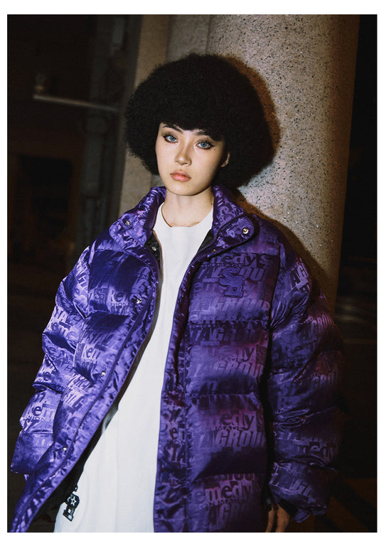 Remedy x STA STARMD SR 3D Logo Full Print Puffer Jacket | Face 3 Face