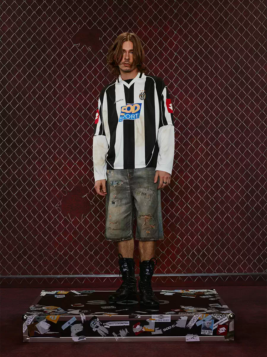 SOD Co. Layered Distressed Vintage Soccer Jersey | Face 3 Face