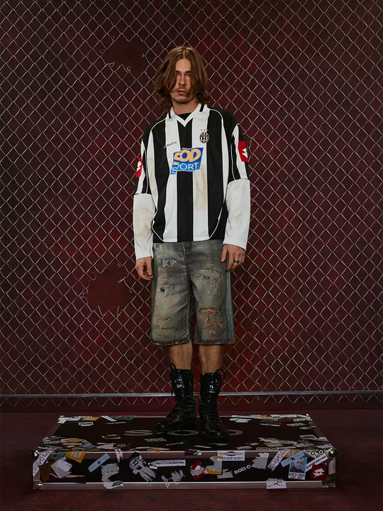 SOD Co. Layered Distressed Vintage Soccer Jersey | Face 3 Face