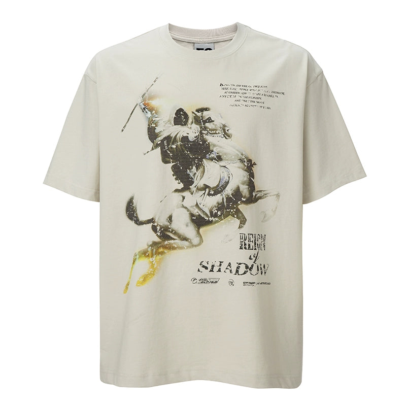 F2CE Vintage Knight Print Tee | Face 3 Face