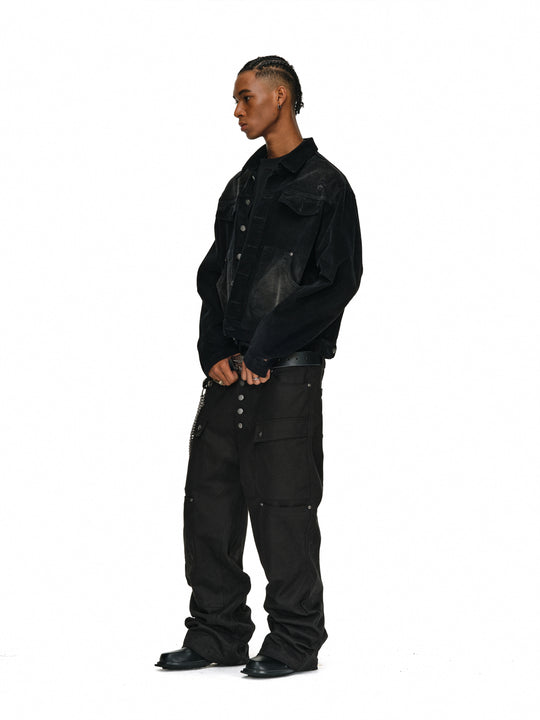 ANTIDOTE Multi Pocket Canvas Utility Jeans | Face 3 Face
