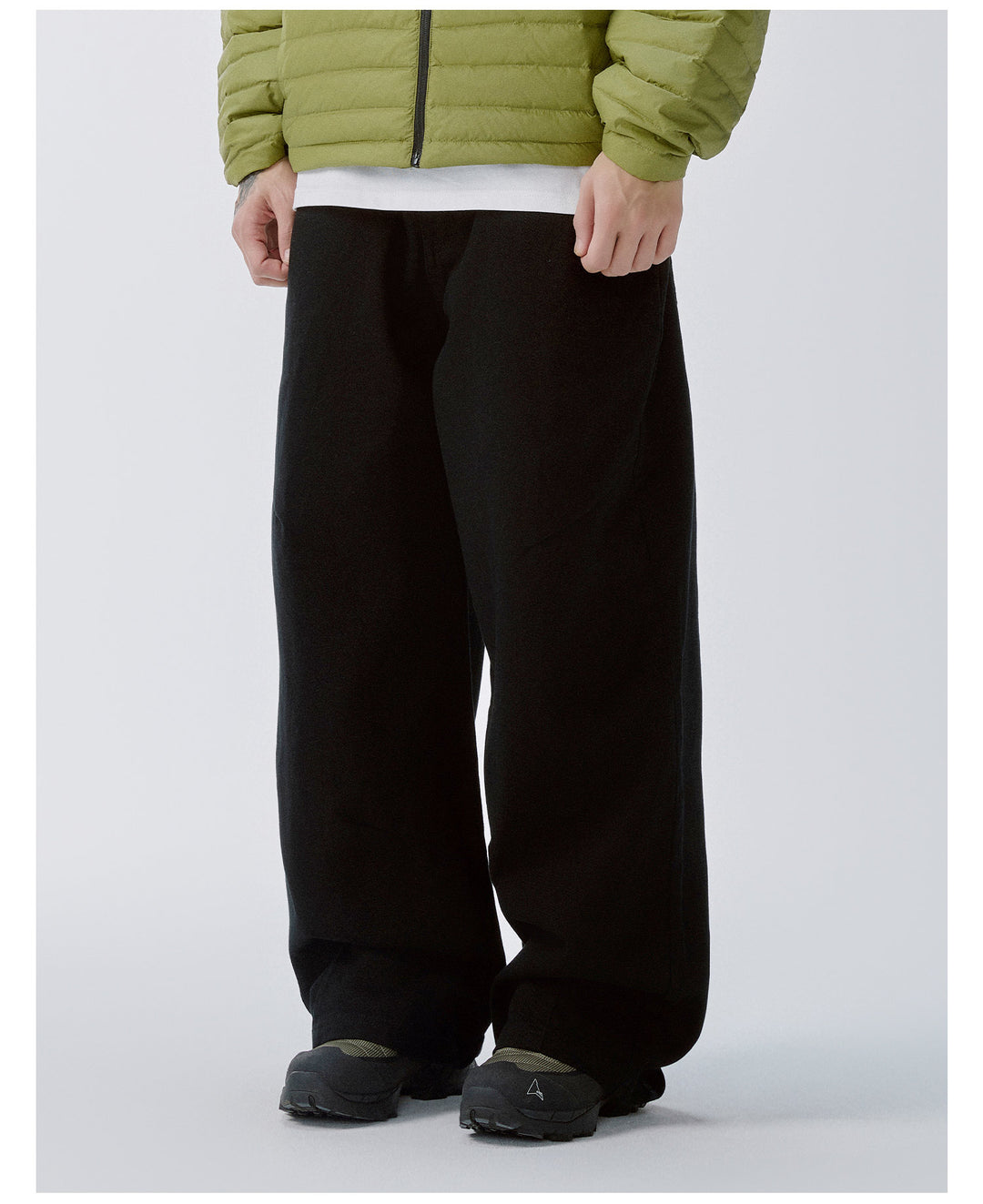 F2CE Black Versatile Baggy Pants | Face 3 Face