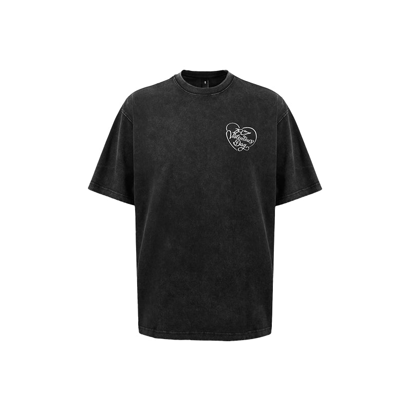 1807 Love Letter Dove Washed Tee | Face 3 Face