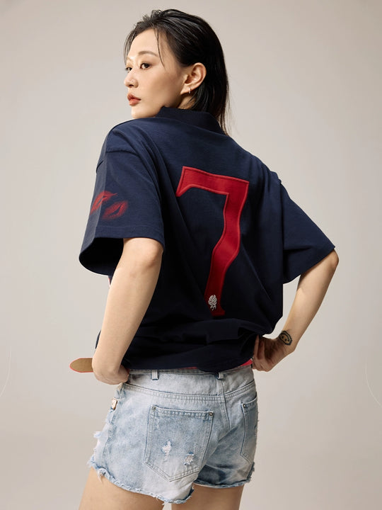 Remedy LOVING Foam Print Polo Shirt | Face 3 Face