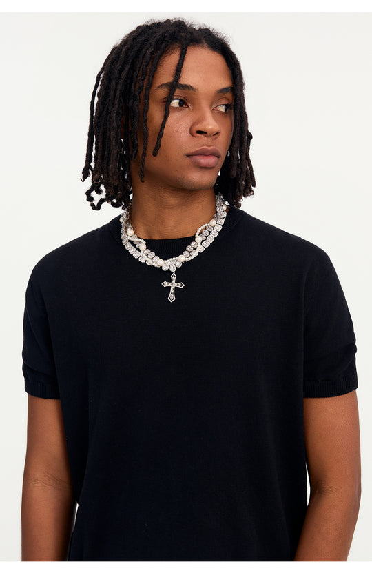 Small Town Kid Sweater Knit Tee | Face 3 Face