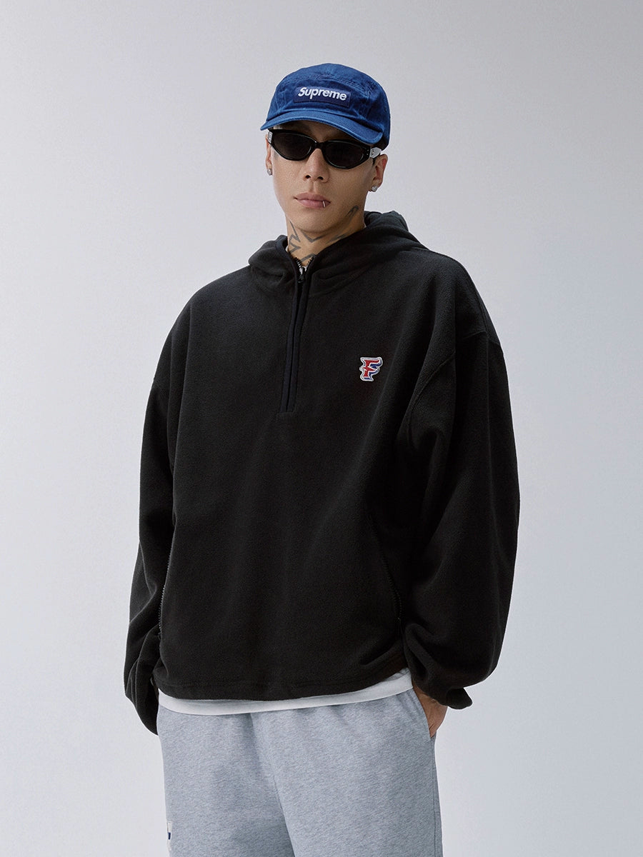 F2CE Fleece Half Zip Pullover Hoodie | Face 3 Face