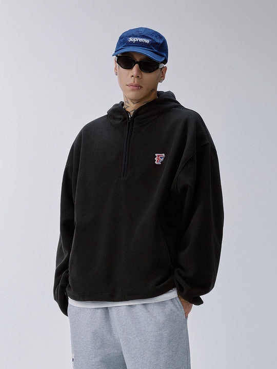 F2CE Fleece Half Zip Pullover Hoodie | Face 3 Face