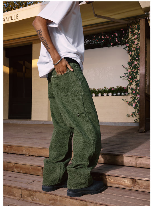 Remedy Leopard Work Painter Pants | Face 3 Face