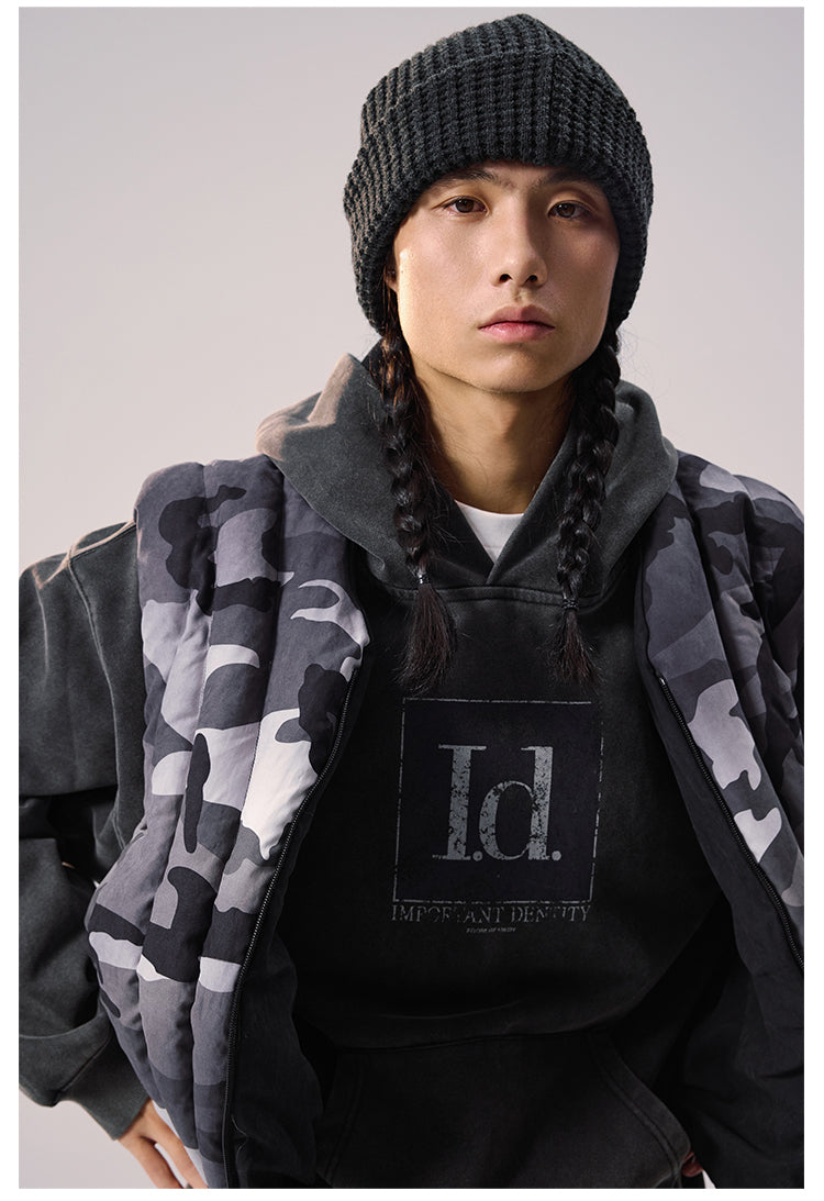 Remedy Camouflage Stitch Down Vest | Face 3 Face