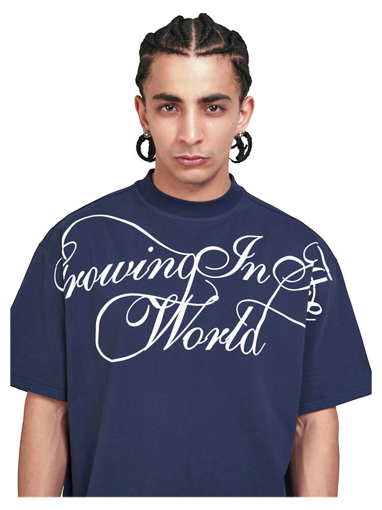 F3F Select Large Calligraphy Print Tee | Face 3 Face