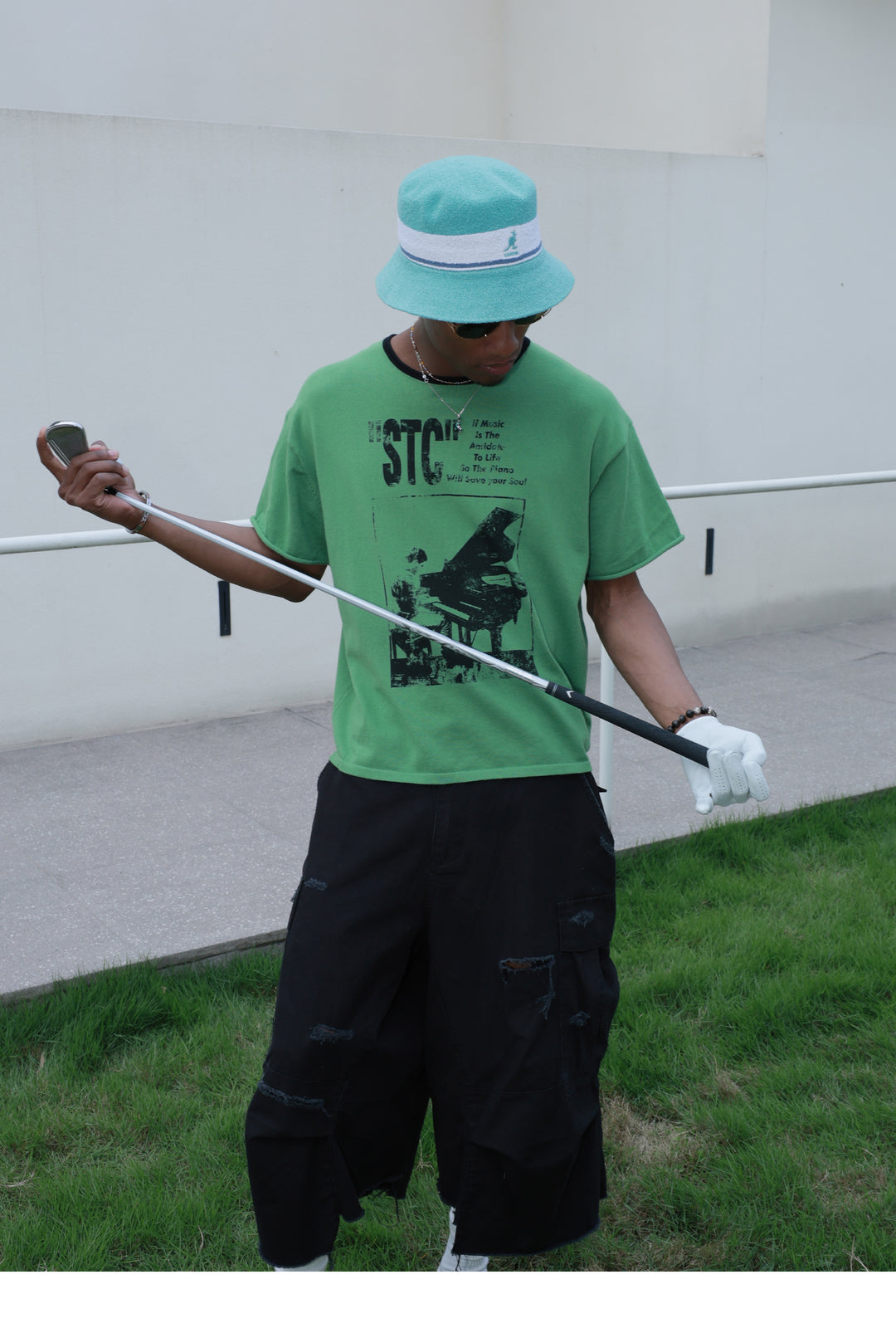 STEEPC Printed Boxy Knit Tee | Face 3 Face