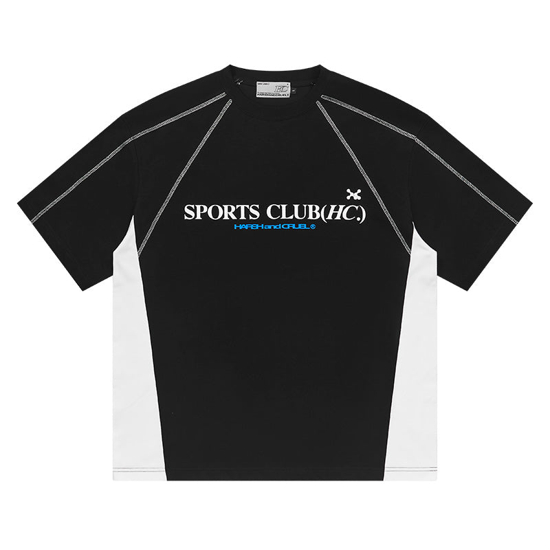 Harsh and Cruel Stitched Line Printed Tee