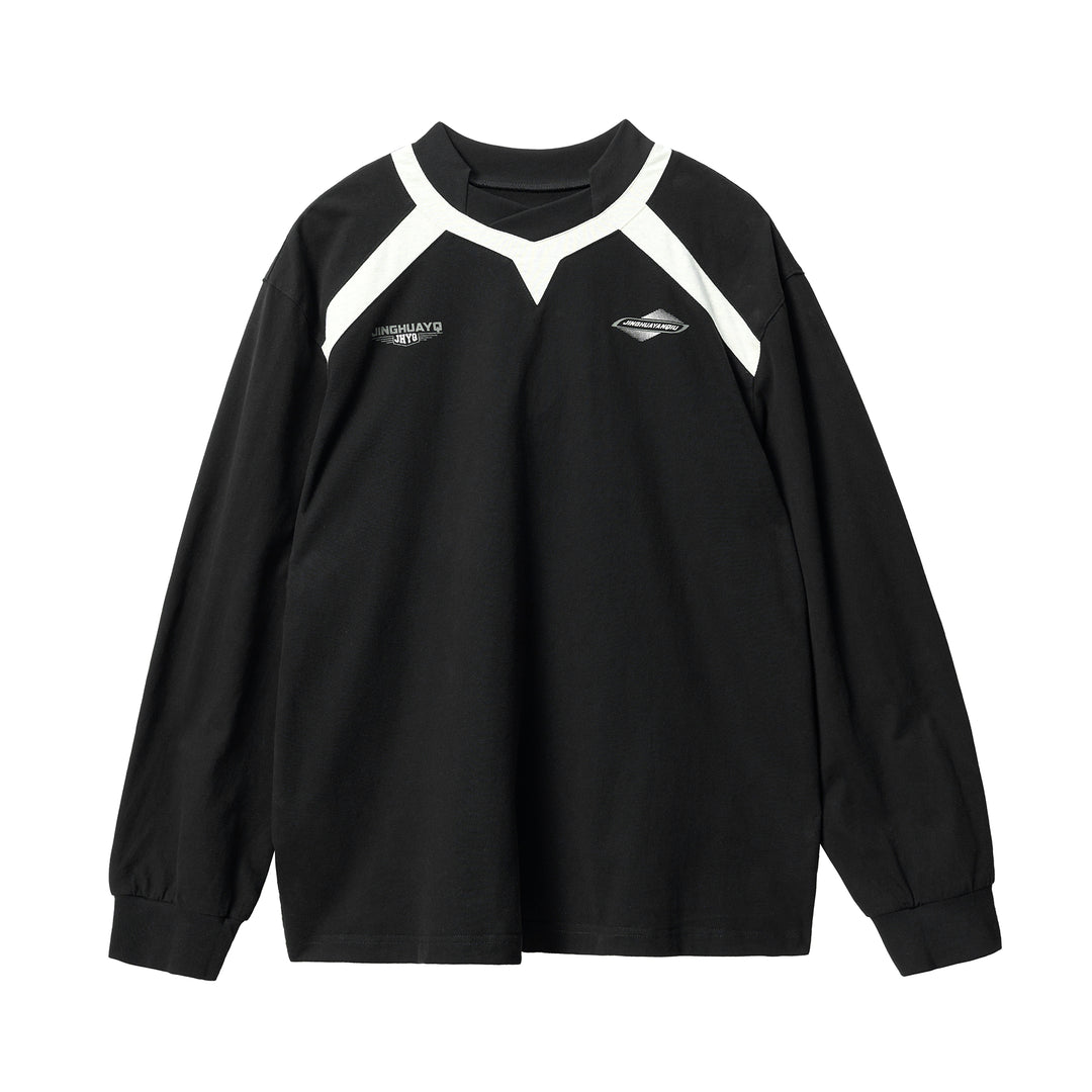 JHYQ Sports Style Design Printed Long Sleeve Tee | Face 3 Face