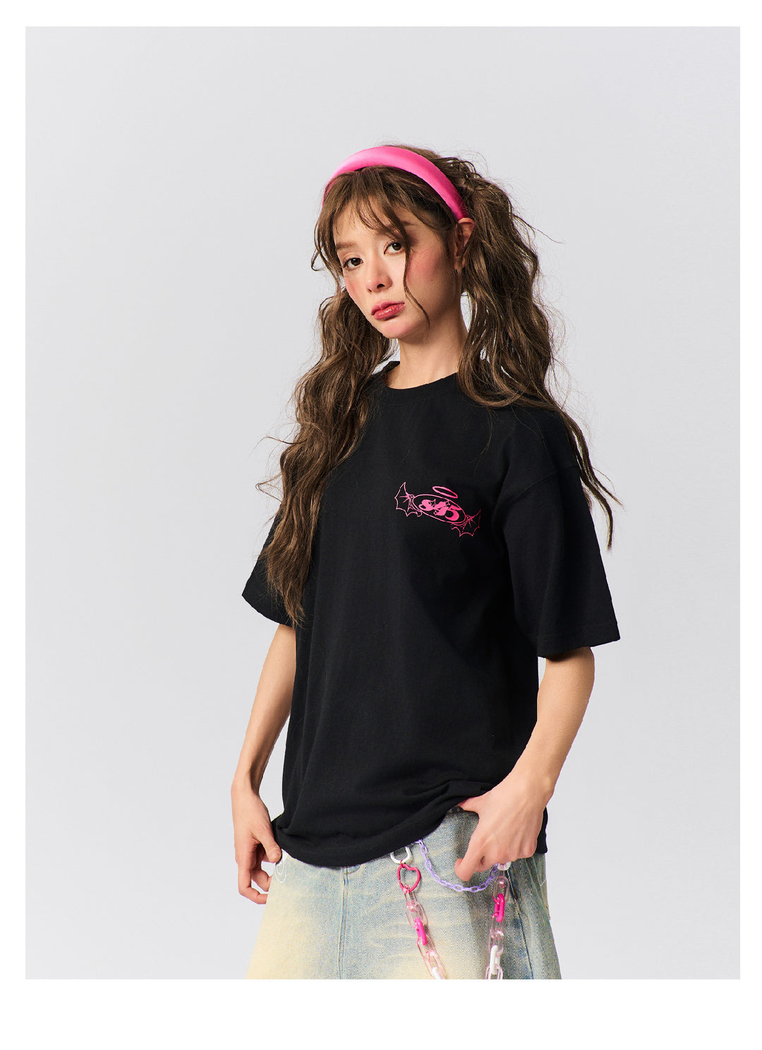 S45 Angel and Devil Print Tee | Face 3 Face