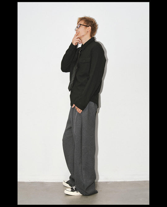 NOVACAM Air Layered Curved Baggy Sweatpants | Face 3 Face