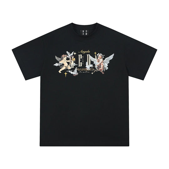 MEDM Angel Peace Dove Print Tee | Face 3 Face