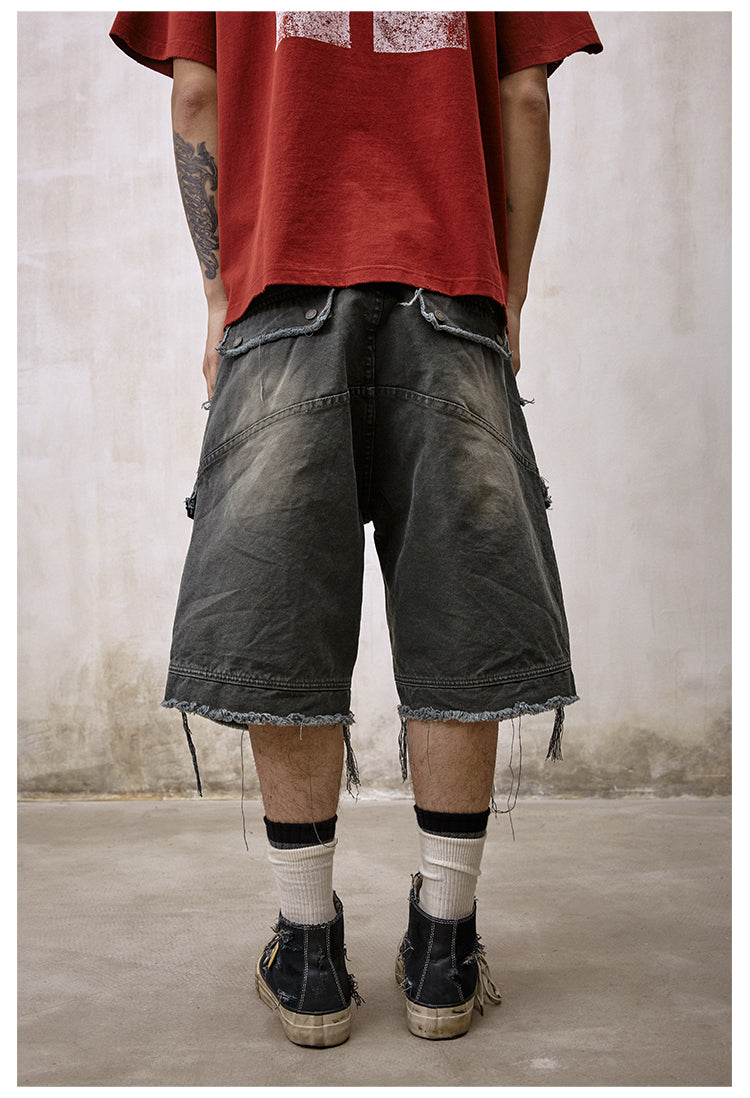 Remedy Washed Work Pocket Shorts | Face 3 Face