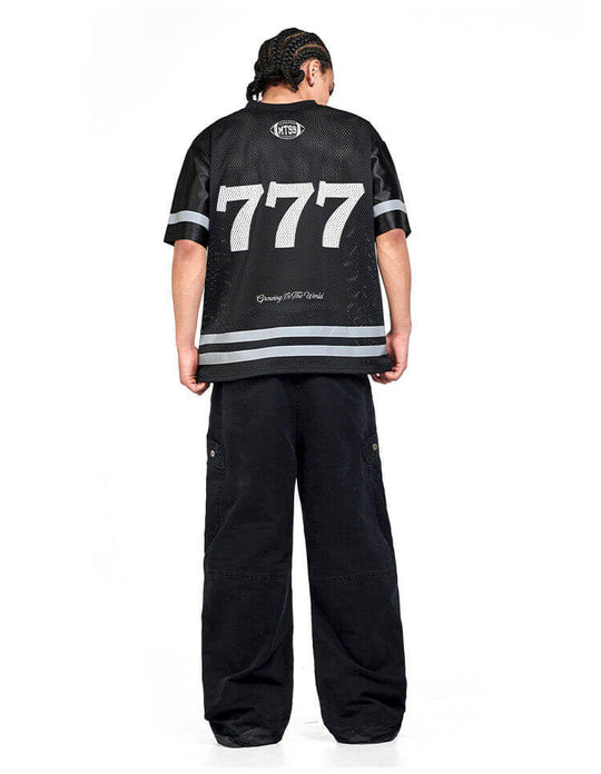 F3F Select 777 Numbering Reflective Stripe Mesh Short Sleeve Hockey Jersey | Face 3 Face