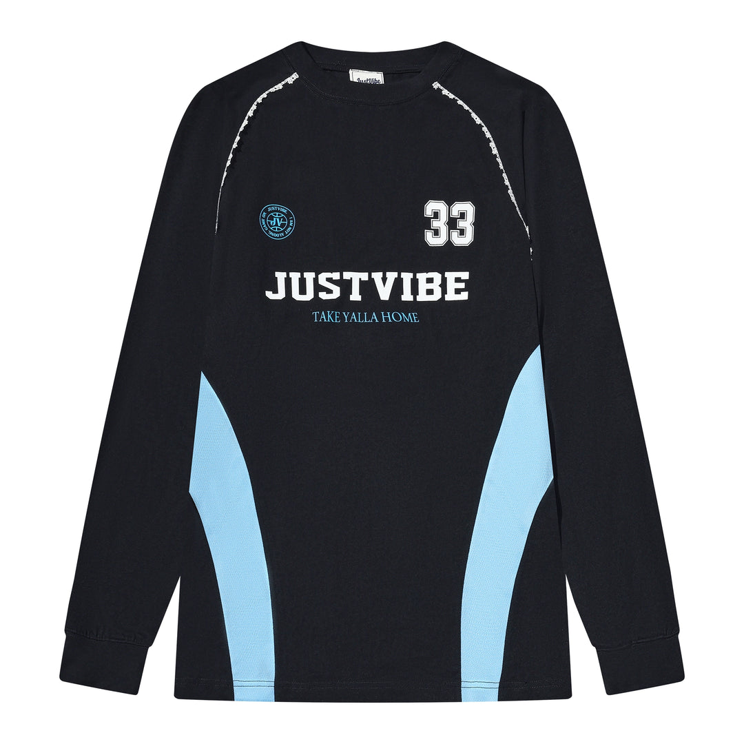 JUST VIBE Lace Trim Long Sleeve Racing Jersey | Face 3 Face