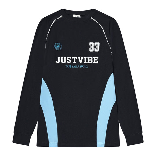 JUST VIBE Lace Trim Long Sleeve Racing Jersey | Face 3 Face