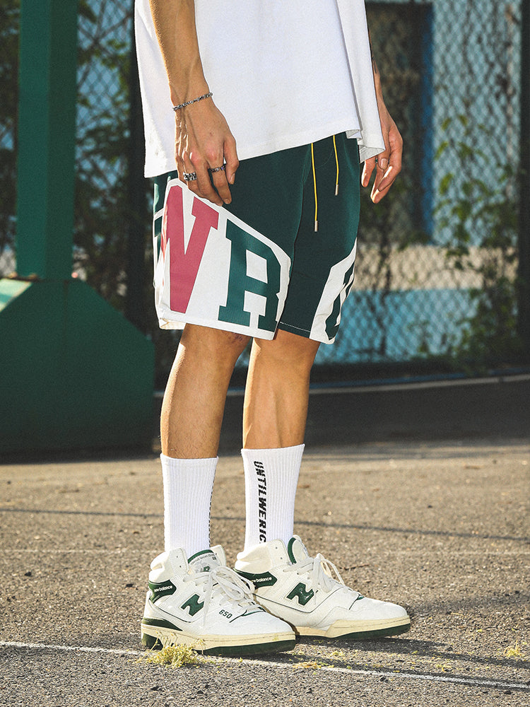 UNTILWERICH UWR Printed Basketball Shorts | Face 3 Face