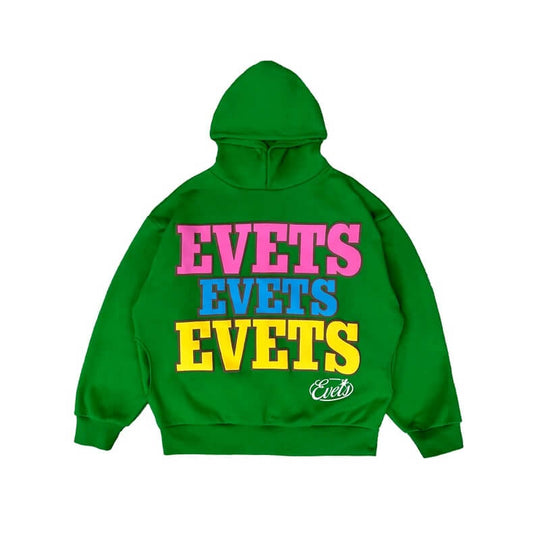 EVETS Foam Logo Graphic Hoodie | Face 3 Face