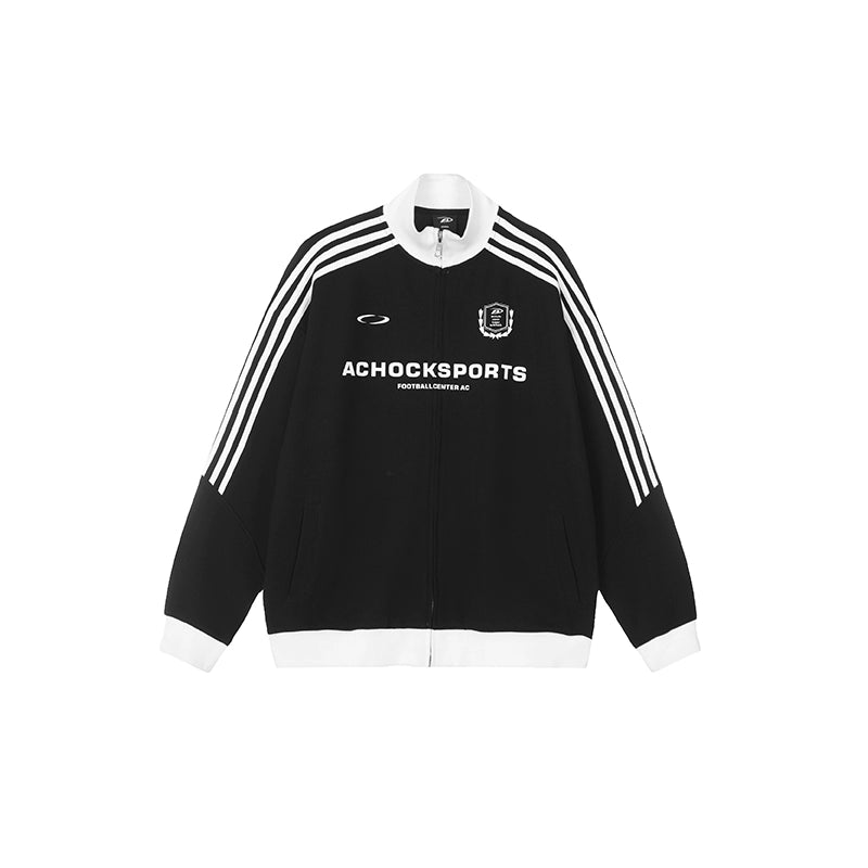 Achock Striped Jersey Track Jacket | Face 3 Face