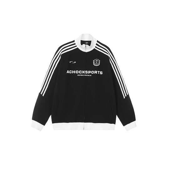 Achock Striped Jersey Track Jacket | Face 3 Face