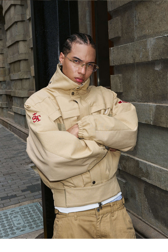 STEEPC Velcro Puffer Short Work Jacket | Face 3 Face