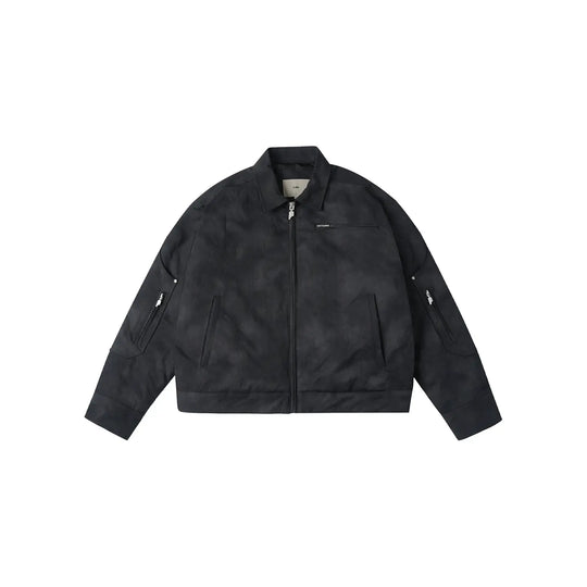 Labt Printed Vintage Effect Quilted Work Jacket | Face 3 Face