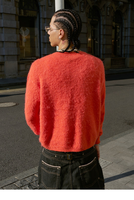 STEEPC Wool Blend Heart Patch Knit Sweater | Face 3 Face