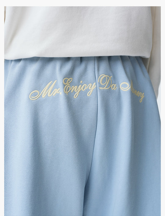 MEDM Side Stripe Four-Bar Drawstring Baggy Sweatpants | Face 3 Face