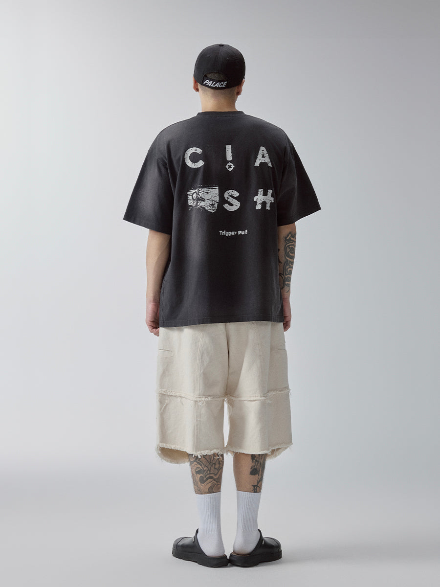 F2CE Knee Stitching Shorts | Face 3 Face