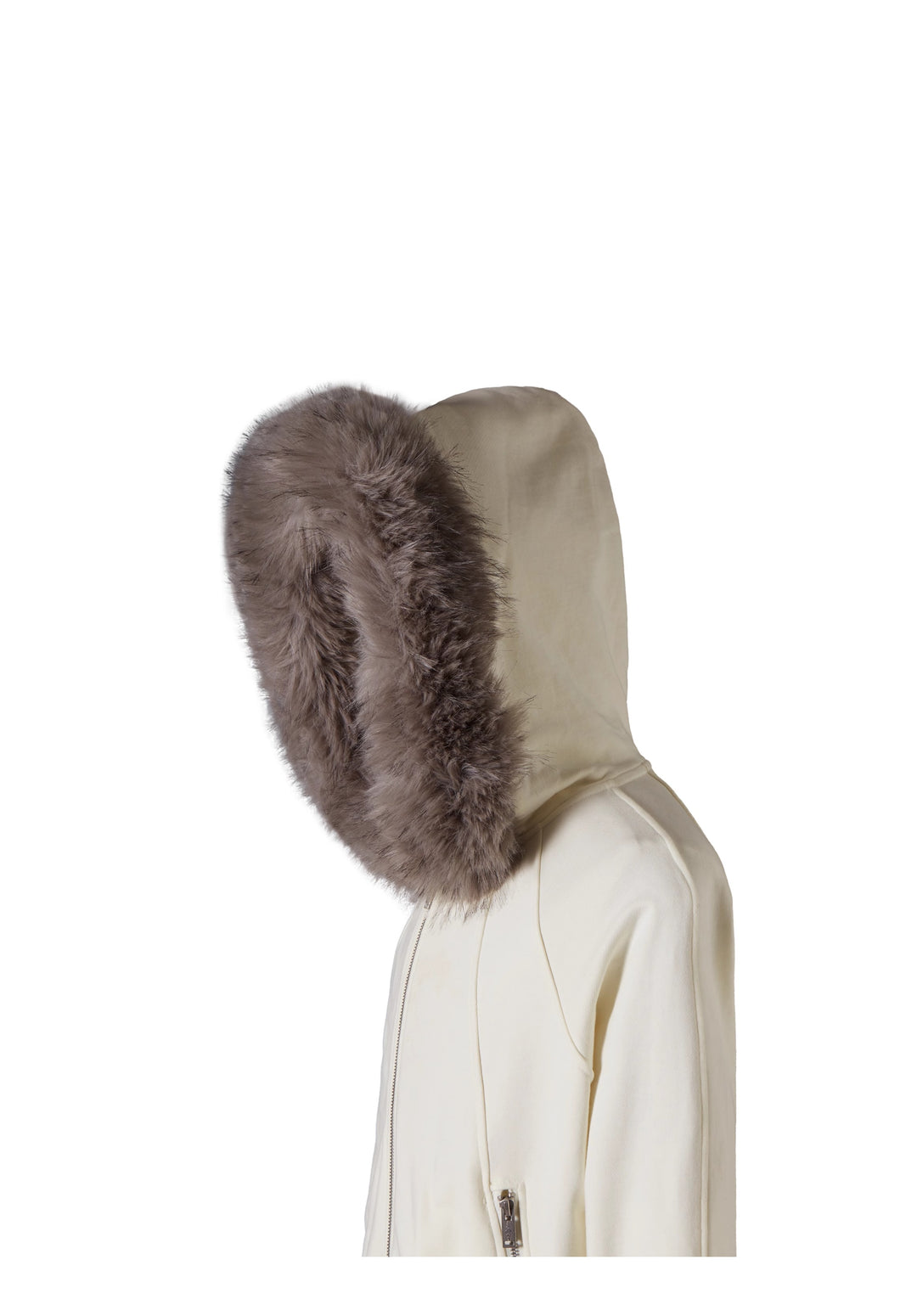 KARMANISTIC Fur Collar Hooded Jacket | Face 3 Face