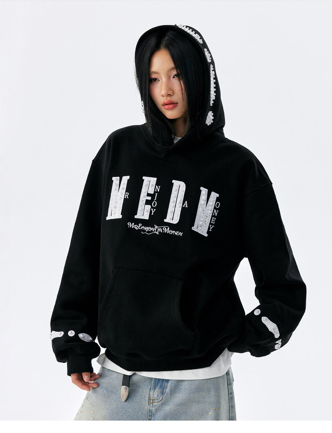 MEDM Pearl Patch Hoodie | Face 3 Face