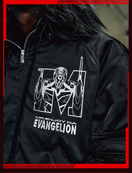 MEDM x EVA Unit-00 Famous Scene Bomber Down Jacket | Face 3 Face