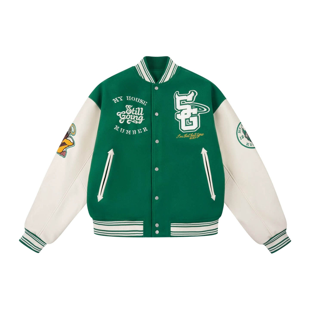 1807 Devil Angel Varsity Jacket | Face 3 Face