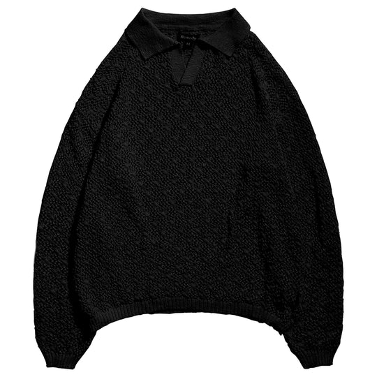 Remedy Mesh Polo Knit Sweater | Face 3 Face