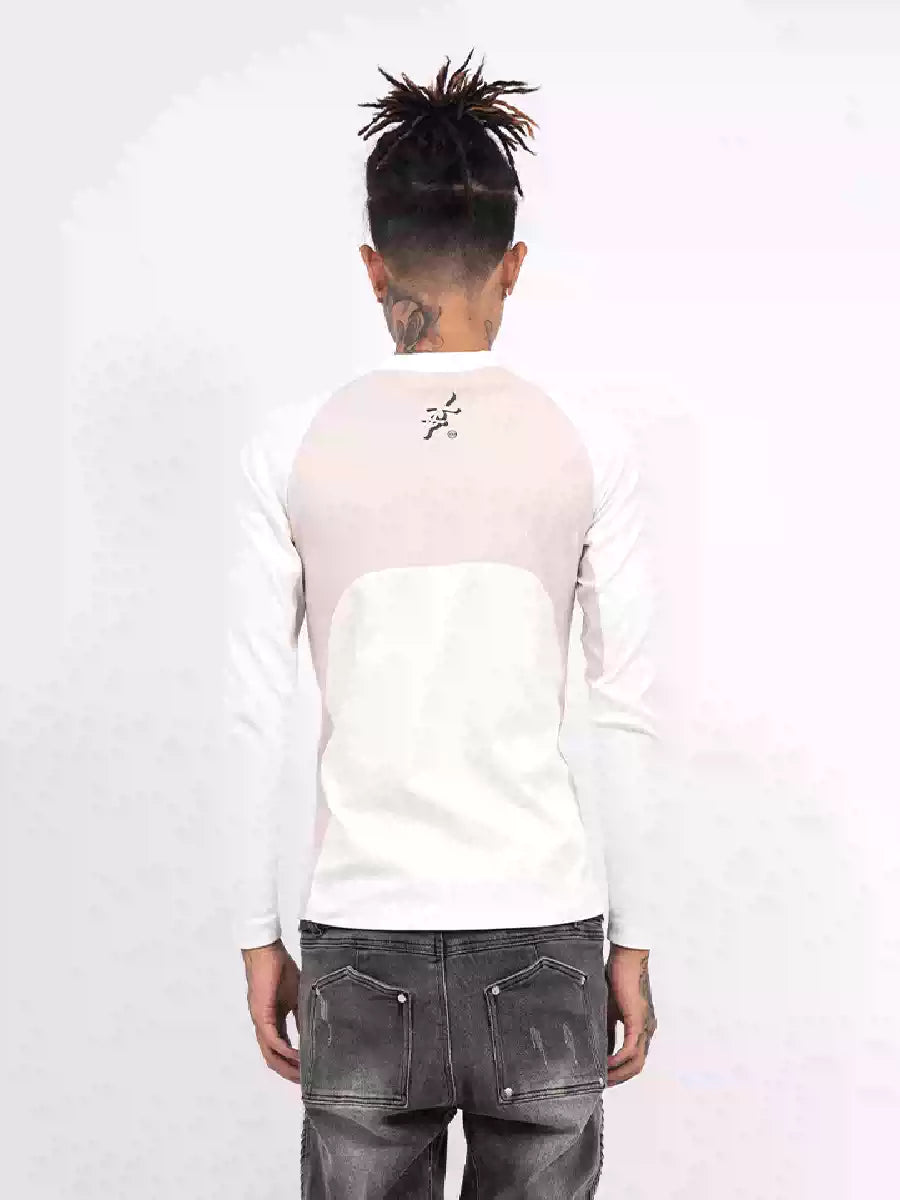 TGFCLUB Slim Fit Logo Print Basic Long Sleeve Tee | Face 3 Face