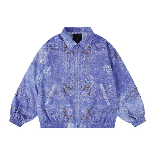 1807 × LABT Original Paisley Full Print Track Jacket | Face 3 Face