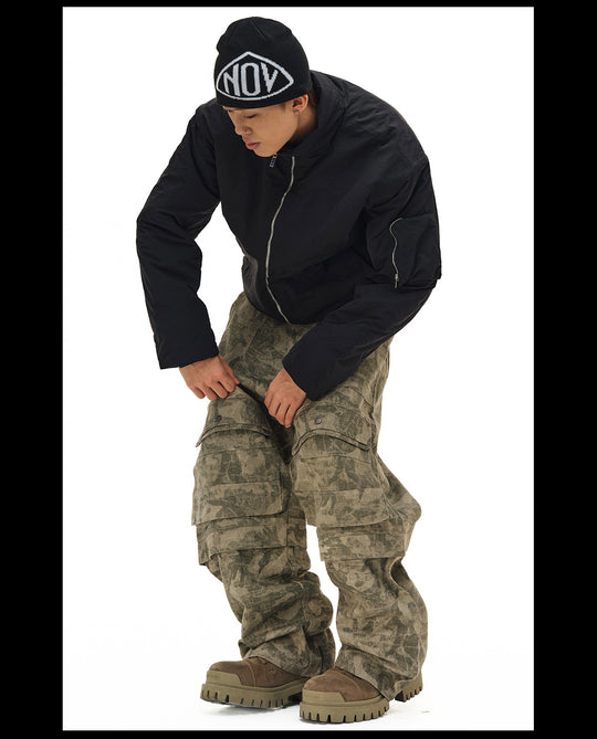 NOVACAM Multi Pocket Camouflage Utility Baggy Pants | Face 3 Face
