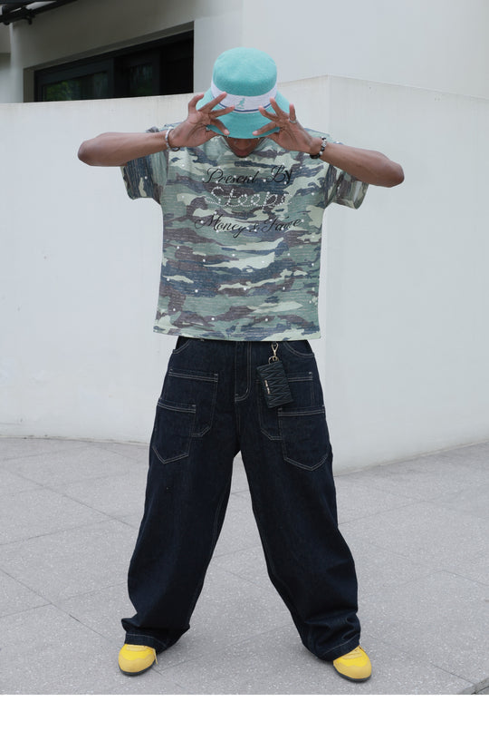 STEEPC Double Waist Structured Multi Pocket Jeans | Face 3 Face