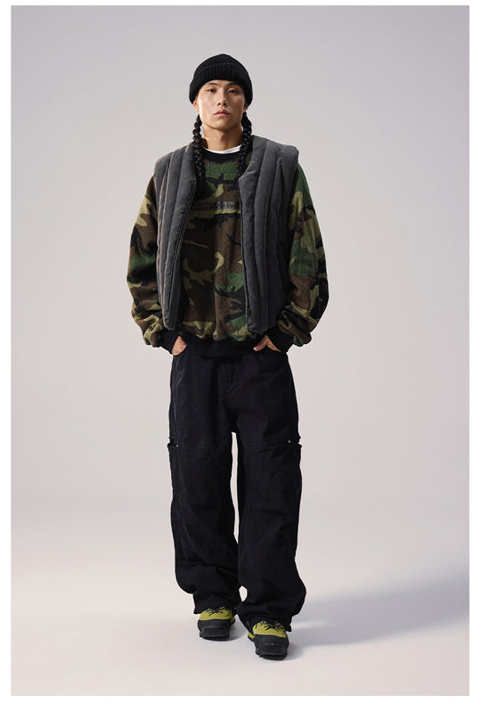 Remedy Camouflage Stitch Down Vest | Face 3 Face