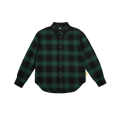 MHARF Classic Flannel Plaid Long Sleeve Shirt | Face 3 Face